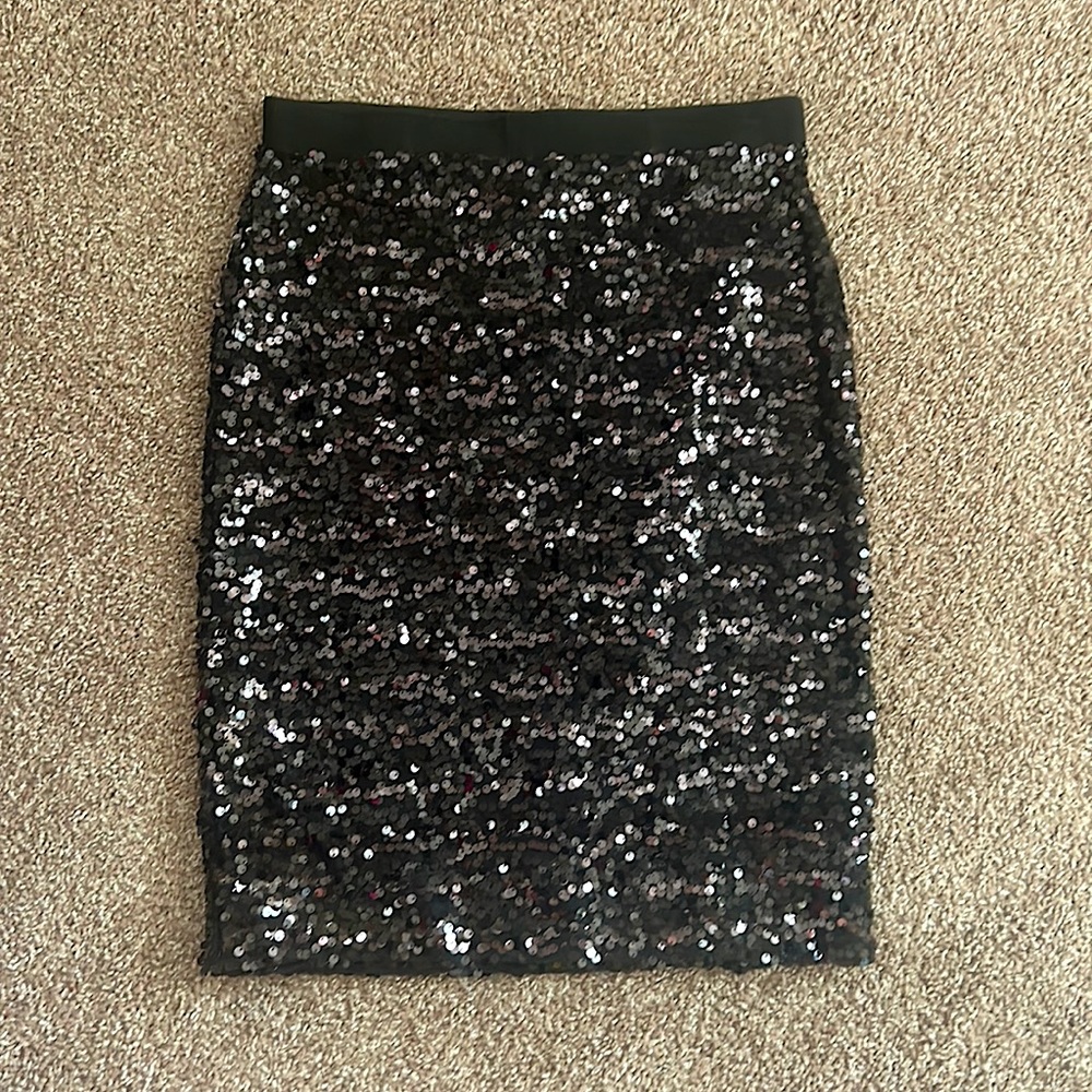 H&M Sequin Pencil Skirt